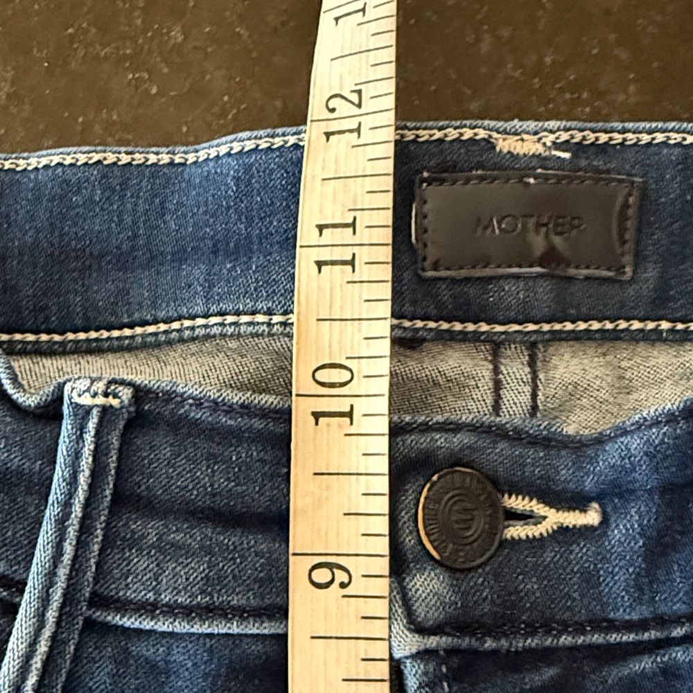 MOTHER The Insider Ankle High Rise Bootcut Ankle Jeans The Road to Paradise W-27 - Picture 10 of 16